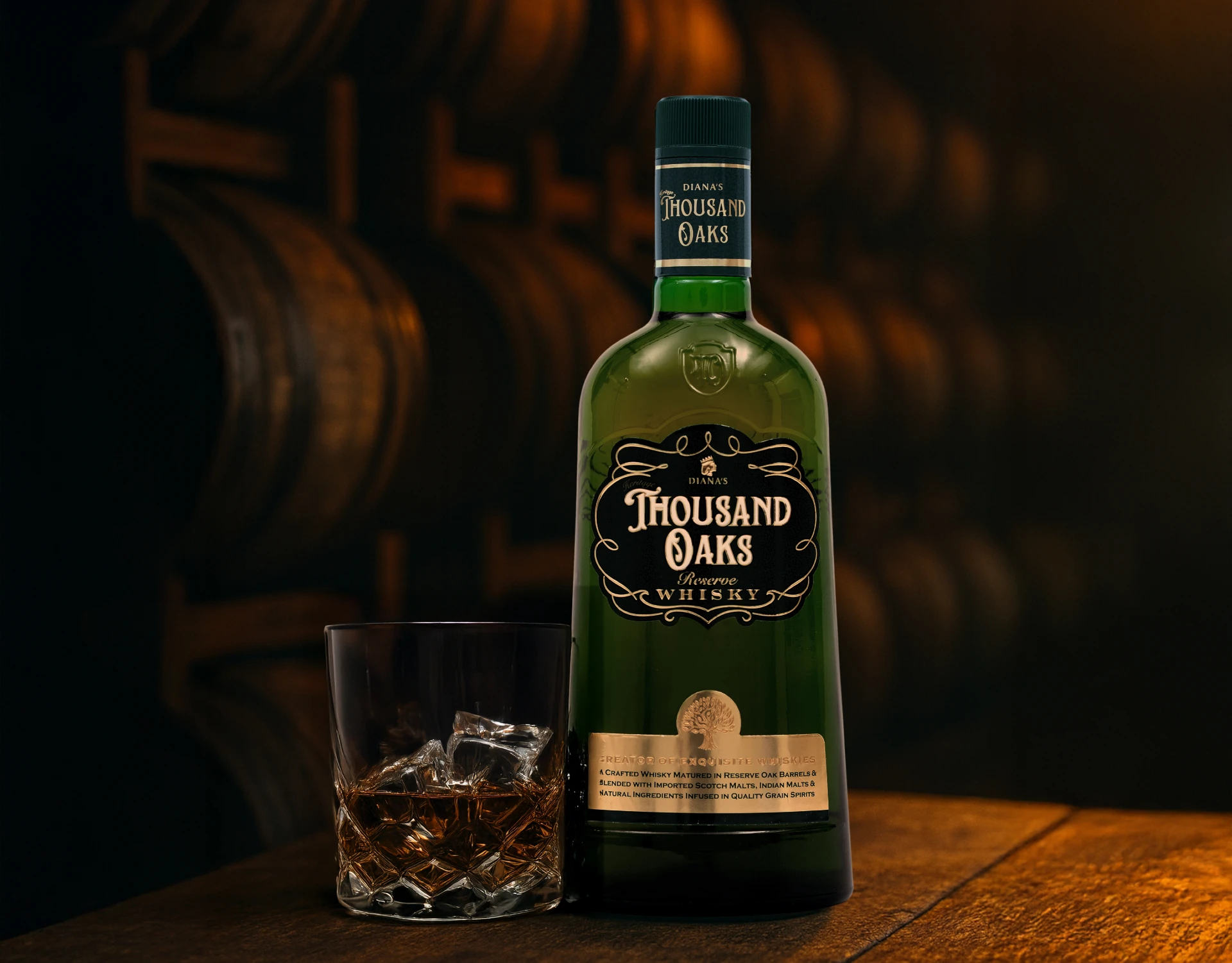 Curated cask aging adds warmth and body → richness builds, whether rum or whisky.